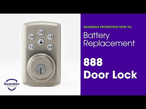 How to Replace the Battery for a Z-Wave Smart Door Lock