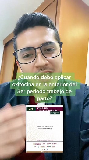 Manejo Activo del 3er Periodo de Trabajo de Parto