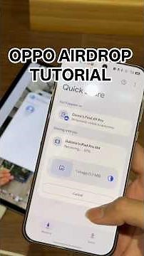 Airdrop Tutorial from OPPO to iPhone #oppo #iphone #airdrop
