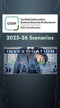 CISSP 1.5 Investigations