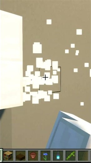 Decorative ceramic shelf in Minecraft