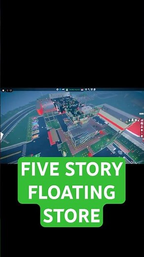 FIVE STORY FLOATING STORE IN RETAIL TYCOON 2 #roblox #speedbuild #retailtycoon2