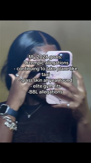 Bbl and Ozempic allegations is really all i want #2026 #newyear #fyp