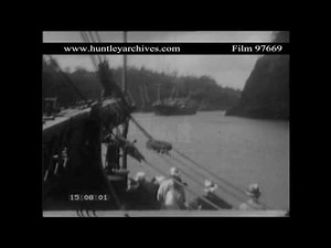 Panama in 1929. Archive film 97669