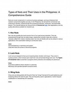 Types of Nuts and Their Uses in the Philippines_ A Comprehensive Guide - SlideServe