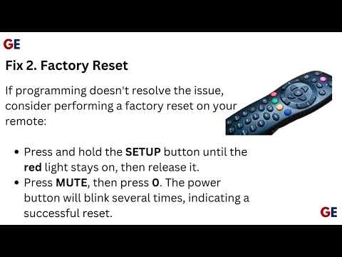 How To Fix Ge Universal Remote Volume Not Working