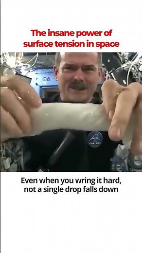 The insane power of surface tension in space