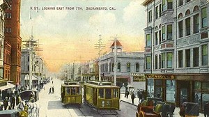Sacramento's K Street: Then and now