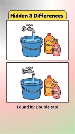 Brain Test Challenge on Instagram: "Only Focused Eyes Can Find All 3 Differences!"