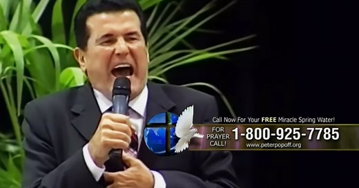 Peter Popoff’s ‘Miracle Spring Water’ -
