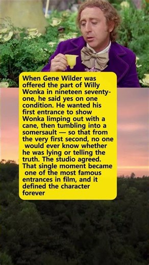 Willy Wonka Only Took The Role For One Strange Reason