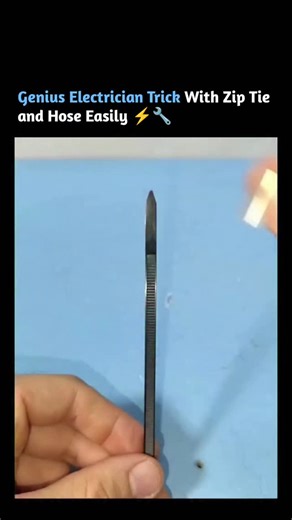 smart_explain on Instagram: "Pulling multiple electrical wires through a long, flexible hose or a narrow conduit often leads to "bunching," where the wire ends snag on the internal ridges, causing the whole run to jam. This is the Hydrodynamic Zip-Tie Leader, a professional electrician's hack that transforms a standard zip tie into a low-friction "pilot" that glides over obstacles. The critical step is the spherical-head orientation. By securing a large zip tie around the bundle of wires about a