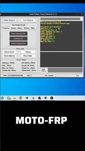 GSM FUTURE TOOL #motorolaUnlock #samsungUnlock #frp #frpreset #mobileUnlock #software