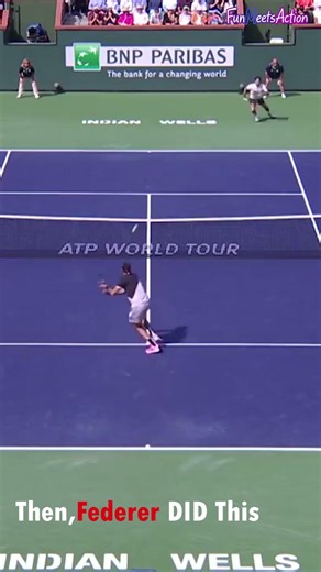 Angry Federer Shouts at Umpire… Next Point? PURE MAGIC! 😱⚡ #federer #goat #tennis