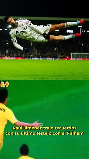 Gol y festejo de Raúl Jiménez contra Chelsea