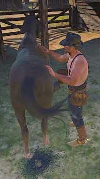 WASHING MY HORSE - RED DEAD REDEMPTION 2 #