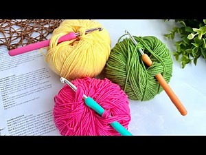 Wow! what i found! Easy Stitch! You can crochet from leftover yarn! Ideal for Blankets. Crochet.