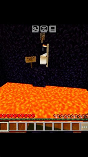 Minecraft Parkour Challenge 😱 Can I Survive This Jump? #shorts