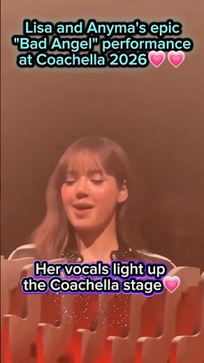 LISA & ANYMA’s Epic “Bad Angel” Performance at Coachella 2026 ✨🔥