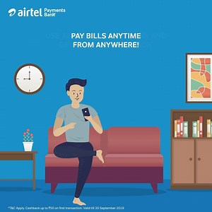 137K views · 8.4K reactions | Early in the morning or late at night, sitting at home or in office; pay your bills anytime and from anywhere with #AirtelPaymentsBank. Download #AirtelThanksApp & enjoy exclusive Rs.50 cashback* on your first transaction. | Airtel Payments Bank | Facebook