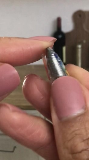 I made more miniature snacks to go into the dollhouse kitchen 🤓 could you guess what it was supposed to be before I was done? You can find more doll craft tutorials on my TikTok account. It’s all about miniatures in a scale of 1:6 😊 #miniatures #miniaturekitchen #modernminiatures #moderndollhouse #dollhouse #puppenhaus #diyminiature