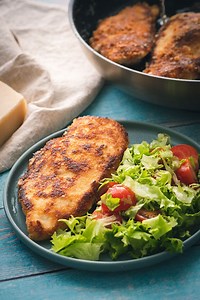 Parmesan Crusted Chicken Cutlets Recipe