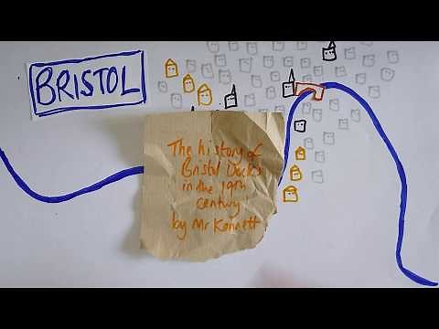 Bristol Docks in the 19th century