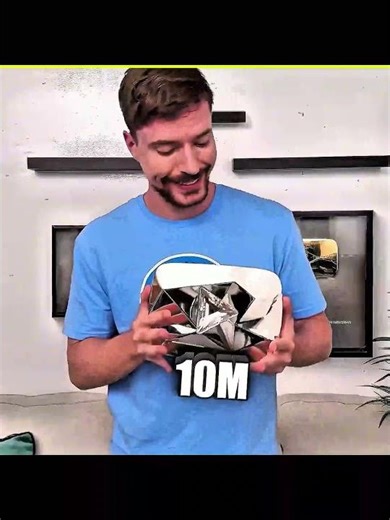 who got diamond play button 1st time 🤯