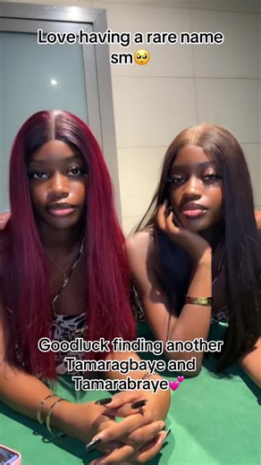 Unique Baby Names: Tamaragbaye and Tamarabraye