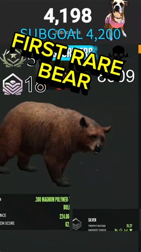 I Found My FIRST EVER RARE Bear… 😳🐻 #cotw #thehunter