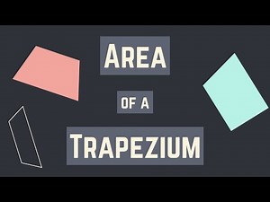How to find the Area of a Trapezium