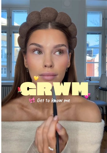 GRWM - Get to know me 💛 Long time no see, oon tehny tämmösen viimeks vuonna 2023 🤣😩 #grwmsuomi #suomitiktok #meikkivinkit #kauneus #meikkivideo