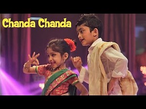 Chanda Chanda nan hendthi | Anjaniputhraa | Kannada kids dance | Ishanvi Hegde, Vishruth Shetty