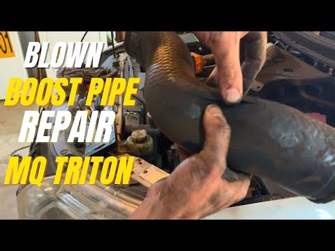 Replacing The Boost Pipes On The 2018 Mitsubishi MQ Triton