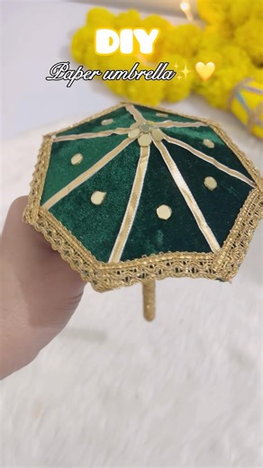 DIY mehndi platter |paper umbrella from invitation card|😍✨ #diy #wedding crafts#shorts ing