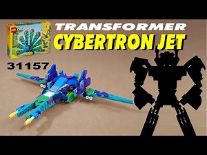 Tutorial: LEGO Transformer Cybertronian Jet /Brainstorm , LEGO 31157 alternate built