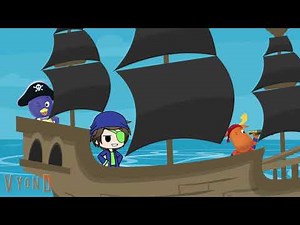 justin and the backyardigans: s1 ep 1: pirate treasure: part 2