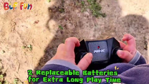 BLF FUN Remote Control Monster Car for Boys Age 6+, 2.4GHZ Monster Cars with Light, Christmas Birthday Gifts for Kids Boys 6,7,8-12 Years Old, RC Waterproof Land-and-Water Truck Toys