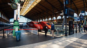 High-speed trains at Gare du Nord Paris