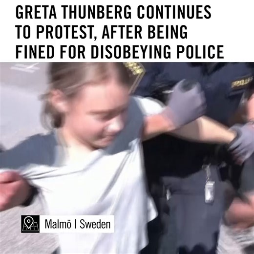 8.4K views · 387 reactions | Greta Thunberg and other activists are protesting fossil fuel infrastructure, while governments are failing to urgently address the climate crisis  | Amnesty International | Facebook
