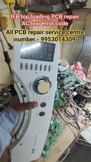ac lo error | IFB top loading washing machine repair | AC low error PCB repair | PCB repair | #arpcb