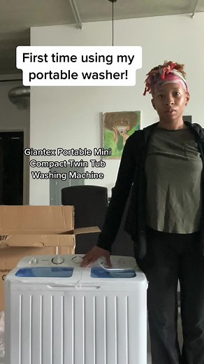 Giantex Portable Mini Compact Twin Tub Washing Machine Review