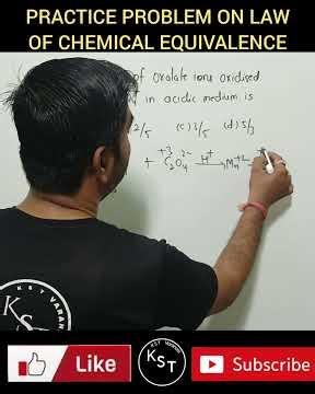 numericals on law of chemical equivalence #kvsir #kstmedjee #chemistry