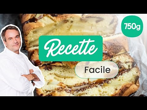 Recette facile : gâteau d'anniversaire poire et pépites de chocolat - 750g