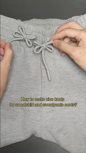 How to Tie Hoodie Strings for beginners. Hoodie knots - single strand braid tutorial.