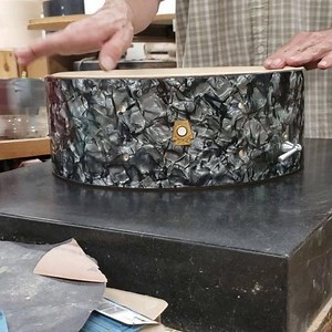 After bearing edge re-cutting. #precisiondrum #precisiondrumfamily #precisioncustomdrums #customdrums #drums #drumkits #drumsets #bestcustomdrums #drumart #drumwraps #drumrecovering #drumrefinishing #drumrepair #snaredrum #customsnaredrum #drumporn #customwraps #customdrumwrap #wilddrumwrap #drumcovering #drumfinish #drumlife #drummer #bearingedge #bearingedges #bearingedgecutting | Precision Drum Company Inc