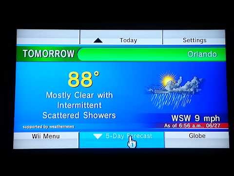 Wii Channels - Forecast Channel's last day