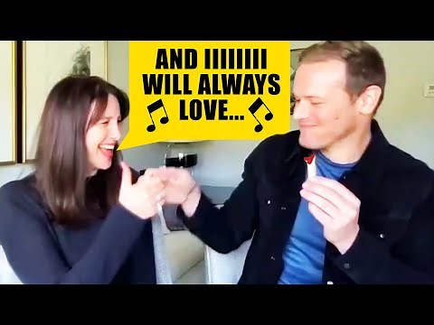 Sam & Caitriona Being Eternally Adorable Together... S06 Interviews! #Outlander