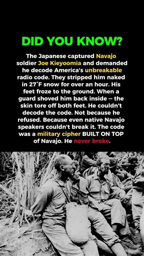 He Refused to Talk Even Frozen Solid #CodeTalker #Military