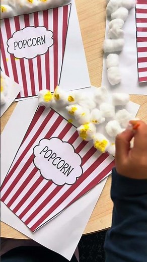Popcorn Art & Craft Activity